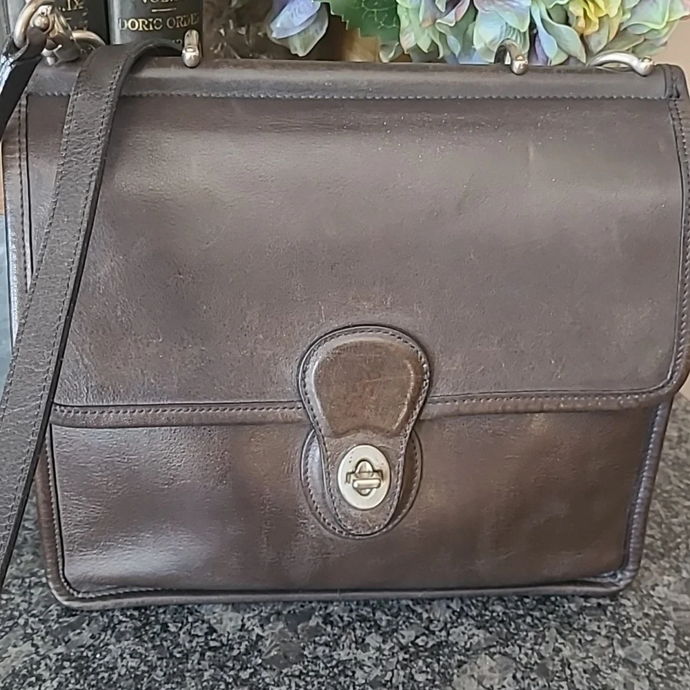 Vintage Coach Chocolate Brown 